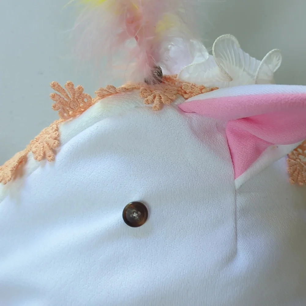 Unicorn/pony white costume head